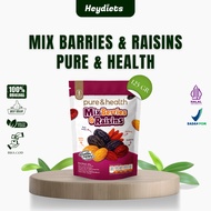 PURE & Health Mix Berry and Raisin 125 Grams Healthy Diet Snacks for Muesli Granola Mix Nut and Seed
