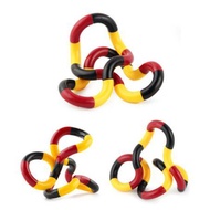 Toy | Tangle Relax Therapy Fiddle Fidget Stress Adhd Toy - Red Black Yello