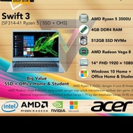laptop ACER SWIFT 3 SF314-41 (BLUE) Ryzen 5 Baru resmi