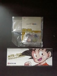 Marslako - MTR 港鐵 x 龍珠紀念車票連公仔- 孫悟空 & 克林[平行進口]