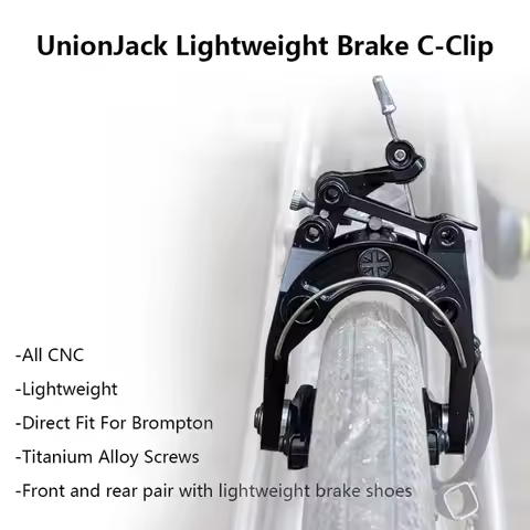 UnionJack Folding Bike Road Bike Brake V-Brake Full CNC Craftsmanship Lightweight Brake Direct Mount
