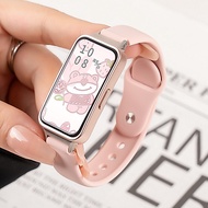 Silicone Watch Strap for Huawei Band 11 11 Pro Smart Sports Band for Huawei 10 9 8 NFC Soft Replacem