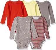 Ultimate Baby Flexy 5 Pack Long Sleeve Bodysuits