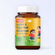 Vitpro Lysine & Tiger Milk Mushroom Gummies (60 Gummies)