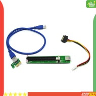 PCI-E Riser 1x to 16x SATA Power USB 3.0 for Bitcoin Miner JOT11086