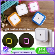 LED Auto Sensor Square Night Light Bedroom Sleep Light Auto Light Sensor Light Sleeping Night Light