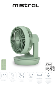 Mistral 9  High Velocity Fan With Remote Control (MHV901R)