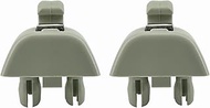 2pcs Grey Sun Visor Hook Clip Fit for 2012-2015 VW Volkswagen Passat Replace 6R0-857-561-Y20, 6R0857