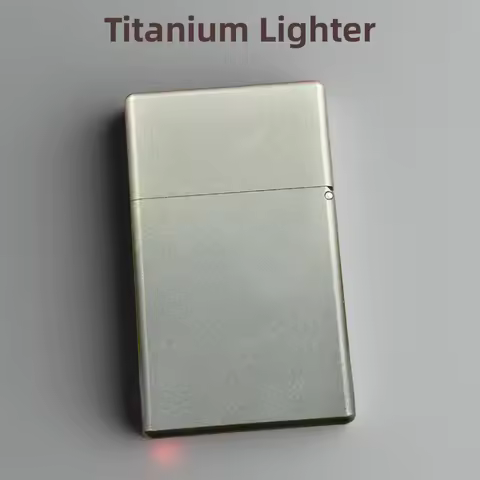Zorro Titanium Alloy 538, 912 Narrow Machine Small Square Head Lighter Gadget Smoking Accessories Wi