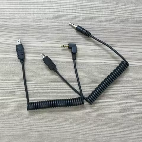 2.5 3.5mm Remote Shutter Release Cable Connect for Nikon Z7 Z6 Z5 D780 D750 D7500 D7100 D5500 D600 D