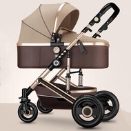 高景觀嬰兒手推車可坐可躺便攜式雙向多功能折疊寶寶推車外出推車