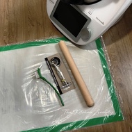 [READY STOCK] Thermomix Baking Essentials - Silicone Mat, Wooden Rolling Pin, Measuring Spoon &amp; Cleaning Brush TM5 TM6
