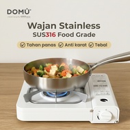 COZYHOUSE Stainless Steel Pan 316 Thick Frying Pan