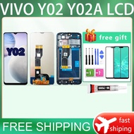 Original For Vivo Y02T Y02 Y02A vivo Y11 (2023) V2236A LCD Screen With Frame Display Touch Screen