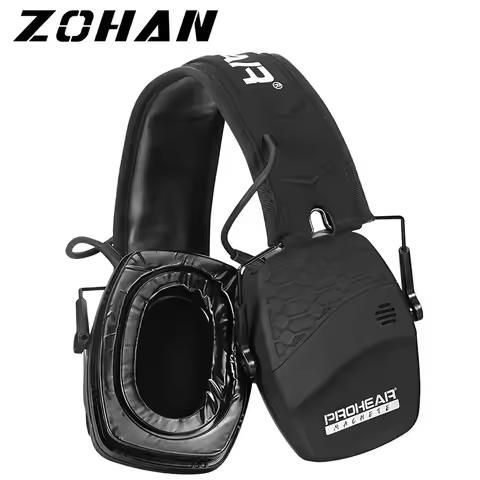 ZOHAN Electronic Shooting Headset Ear Protection Noise Reduction Headphone Sound Amplification Profe