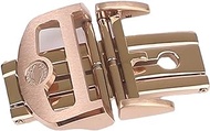 GANYUU For IWC strap buckle 316L stainless steel folding buckle 18mm Watch Buckle (Color : Rose gold, Size : 18mm)