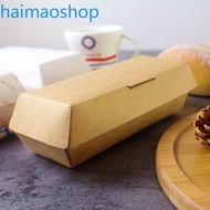 Kraft Hot Dog Paper Box Hot Dog Packaging Box Packaging Box Food Paper Box Kraft Paper Box Customize