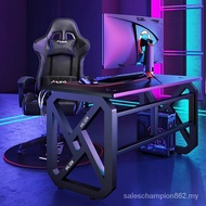 ((READY Stock) HALODN HALODN) HALODN Gaming Table Household Desktop Computer Table Internet Cafe All-in-One Table Gaming Table Chair Combination Game Table Chair Set