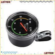 LETTER Mechanical Bike Computer, KPH Display Easy Installation Analog Speedometer, Durable Bike Acce