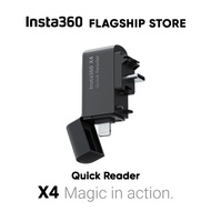 Insta360 X4 Quick Reader ตัวอ่านการ์ด SD Card รับส่งข้อมูลเร็ว USB-C และ Lightning Transfer File