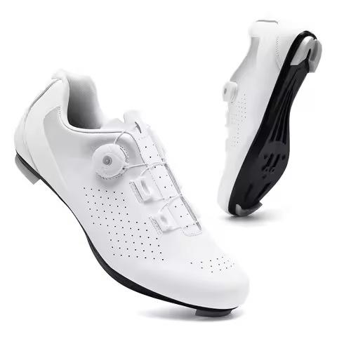 Cycling Shoes Men's Professional Speed Road Cycling Shoes SPD Shoes Men's Flat Pedal Cycling Shoes O