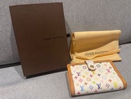 Louis Vuitton LV 銀包 Wallet 村上隆限定 白三彩
