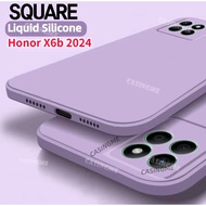 Honor X6b 2024 Square Liquid Casing For  Honor X6b X 6b X6 b HonorX6b bX6 4G 5G 2024 Shockproof Soft