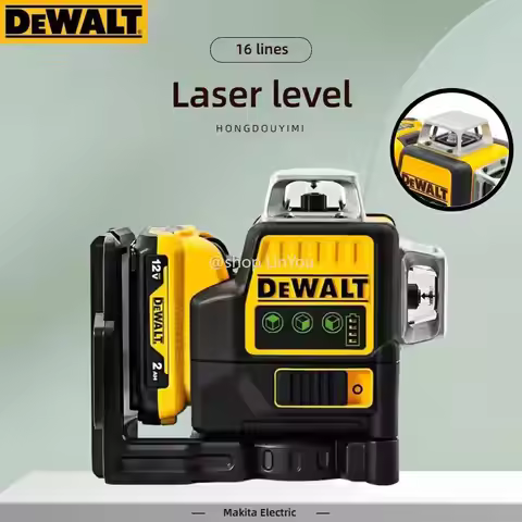 Dewalt DW089LG 12 Lines 3 Sides*360 Degree Vertical 12V Lithium Battery Laser Level Horizontal