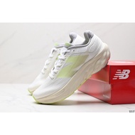 New Balance NB 1080 V13 Fresh Foam x comfortable mesh breathable running shoes white green M1080LUM 