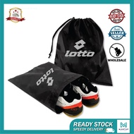 LOTTO backpack shoes bag waterproof football futsal storage  drawstring bag Kasut Cover Beam Mouth D