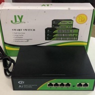 HUB POE SWITCH 4 PORT + 2 UPLINK | POE SWITCH 4 PORT + 2 UPLINK 10/100