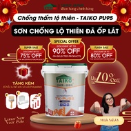 Sơn Chống Thấm PU (Polyurethane) TAIKOMI PU95 - Chống Thấm Sàn Lộ Thiên Đã Ốp Lát Đi Lại Nhiều