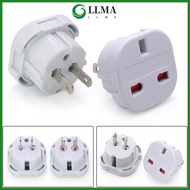 <BIG DISCOUNTS> 2pc UK to US America Canada Tourist Travel Plug Power Mains Adaptor - White❀
