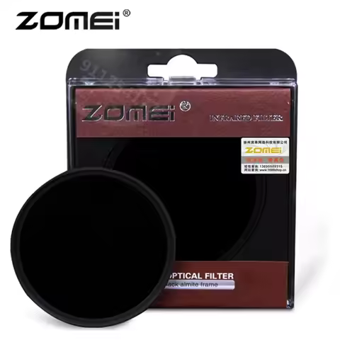 Zomei 680/720/760/850/950NM Infrared IR Filter Infrared mirror For DSLR lens Mirror Sliver Rimmed 46
