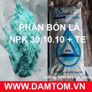 Gói 1kg - Phân bón lá 30-10-10+TE cao cấp Hàng nhập khẩu - Chiết lẻ từ bao 25kg
