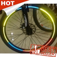 Bicycle Wheel Reflective Sticker - Bicycle Wheel Sticker - 8 Strips Discount Promo
