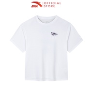 ANTA Nữ Retro Áo thun Thời Trang T-Shirt Áo Phông Life Style form rộng rãi 1624C8108