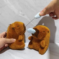 GANTUNGAN Cute Capybara Doll Hanger with Snot Pull Cute Capybara Snot Bubble/
