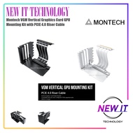 Montech VGM Vertical Graphics Card GPU Mounting Kit with PCIE 4.0 Riser Cable
