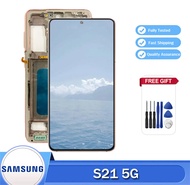 จอ LCD สำหรับ Samsung Galaxy TFT S21 5G G991B G990F หน้าจอดิจิตอลสัมผัสหน้าจอ Lcd S21ประกอบสำหรับ Sa