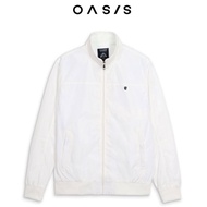 OASIS เสื้อกันหนาว เสื้อแขนยาว เสื้อแจ็คเก็ต ผ้าโพลีเอสเตอร์ รุ่น MJK-4433 สีดำ  กรมท่า  ขาว