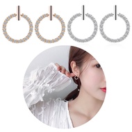 Ziva Circle Stud Zircon Earrings Korean Circle Stud Earrings