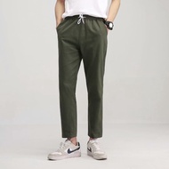 SIZE(M-8XL) Cotton casual pants Baggy sweatpants baggy straight cut cargo pants mens cropped cotton 