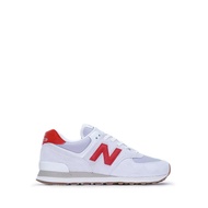 New Balance 574 Unisex Sneakers - White with Red