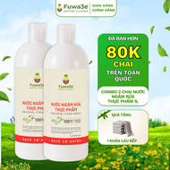 Combo 2 Nước Rửa Ngâm Thực Phẩm Sinh Học Hữu Cơ - Làm Sạch Loại Bỏ Các Hợp Chất Hóa Học