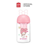 Miniso X Sanrio Tumbler Glass With Tea Separator 330Ml Pompompurin Melody Cinnamoroll Botol Minum Hi