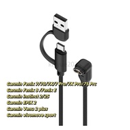 USB + Type-C Charging Cable For Garmin Fenix 7/7S/7X/7 Pro/7X Pro/7S Prc Fenix 8 /Fenix E Garmin ins