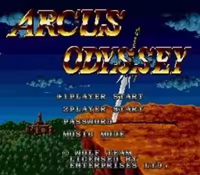 Arcus Odyssey 16Bit MD Game Card For Sega Mega Drive For Genesis
