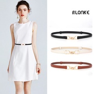 NLONKE - Thin Elastic Belt Without Drilling for Dress Decoration Suitable for Women Multipurpose Bel
