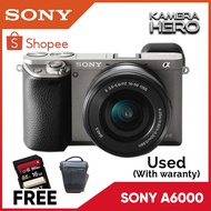 Sony A6000 Digital Mirrorles Camera (Used with warranty)